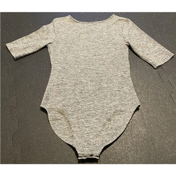 Mossimo Supply Co. Women Heathered Gray Bodysuit Size small Great condition - Picture 8 of 8